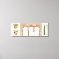 Spanish islamic caliphate art. Arches capitals