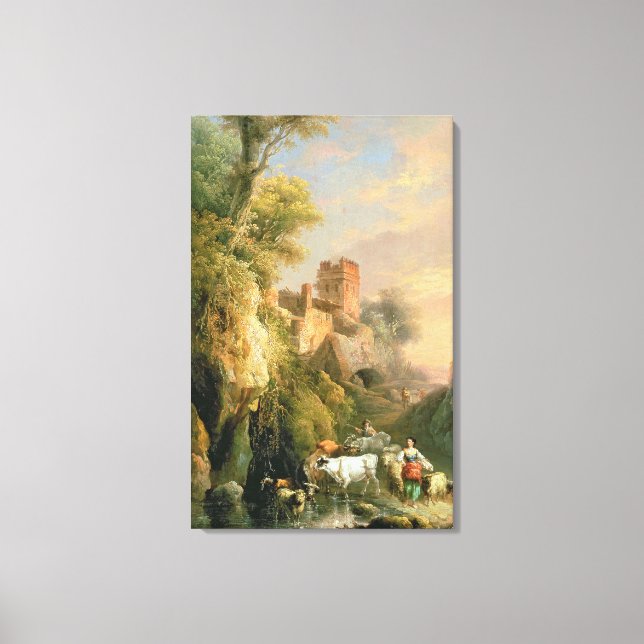 Spanish landscape canvas print (Front)