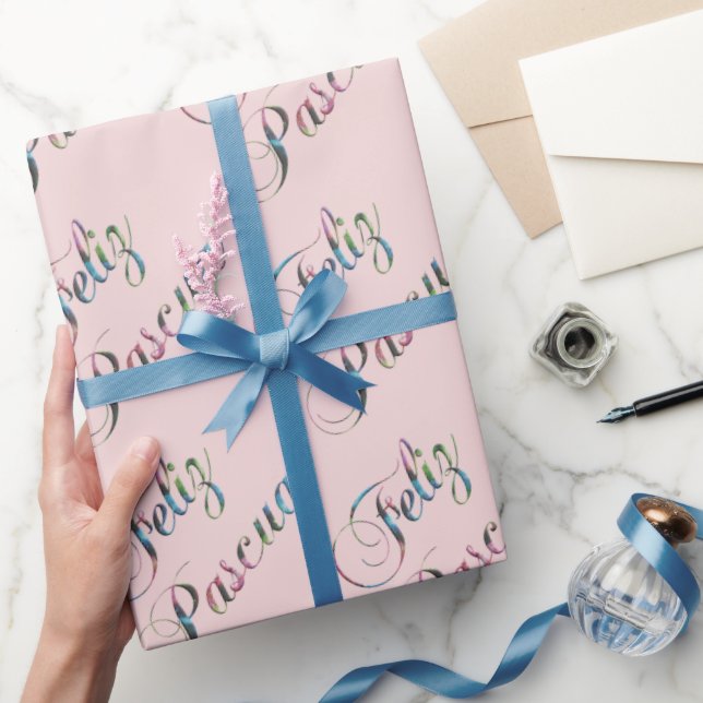 Spanish Language Easter Feliz Pascua Wrapping Paper (Gifting)