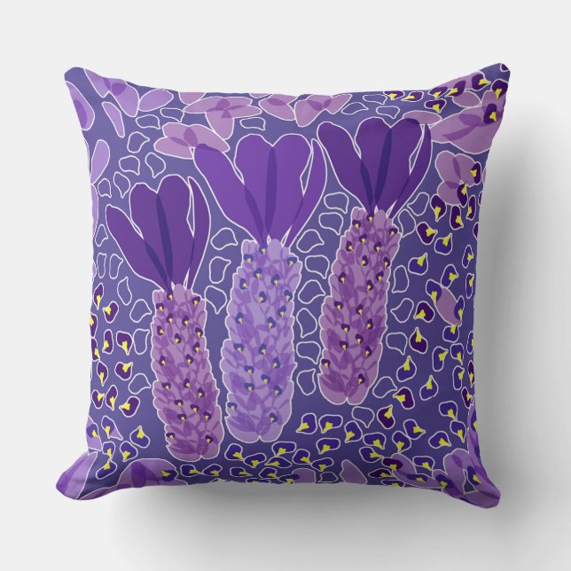 Spanish lavender cushion (Front)