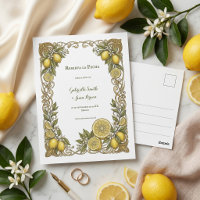 Spanish Lemon Art Nouveau Reserva la Fecha