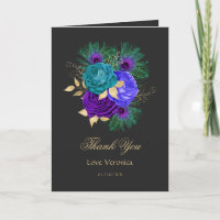 Spanish Mardi Gras Watercolor Floral Quinceañera