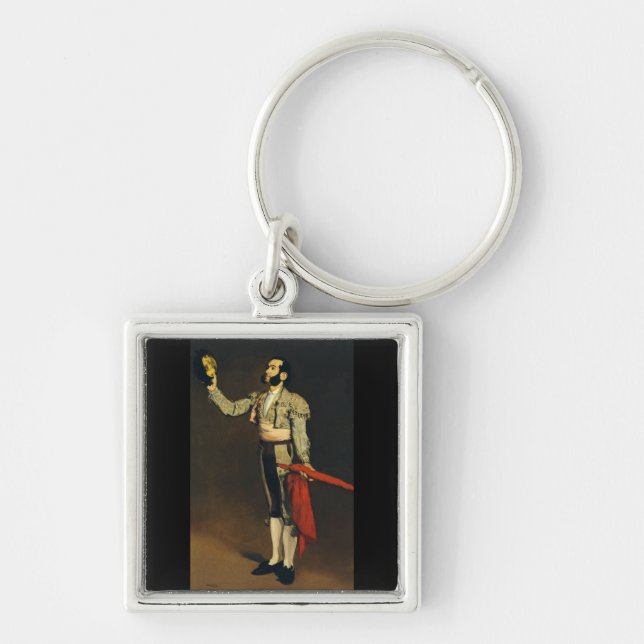 Spanish Matador by Edouard Manet Key Ring (Front)
