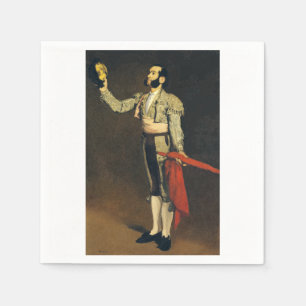 Spanish Matador by Edouard Manet Napkin