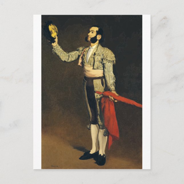 Spanish Matador by Edouard Manet Postcard (Front)