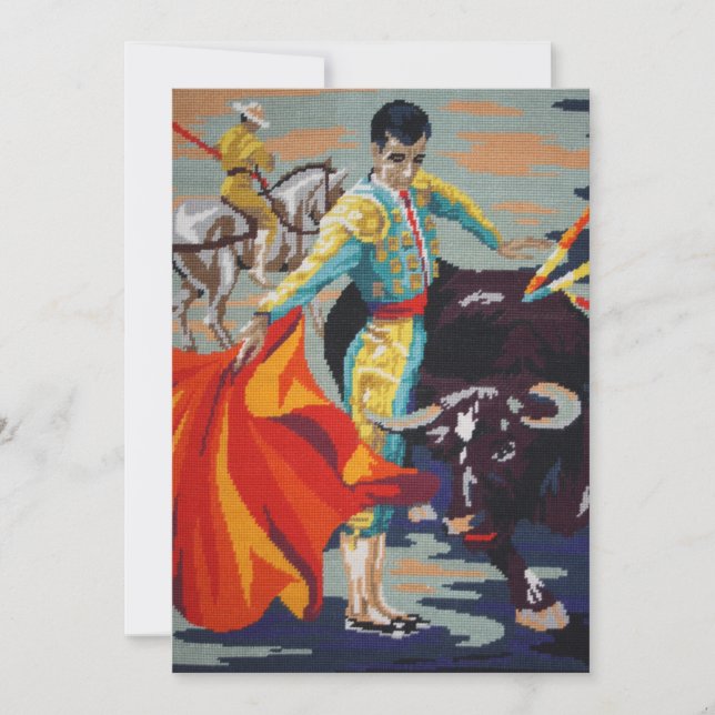 Spanish Matador Invitation (Front)