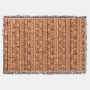 Spanish Mediaeval Pattern  Throw Blanket