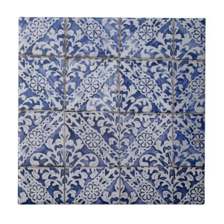 Spanish Moroccan Tile Pattern Texure Vintage