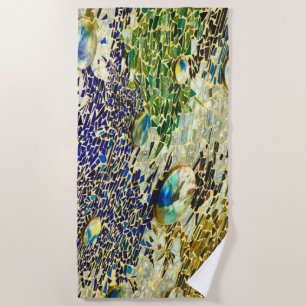 Spanish Mosaic Beach Towel
