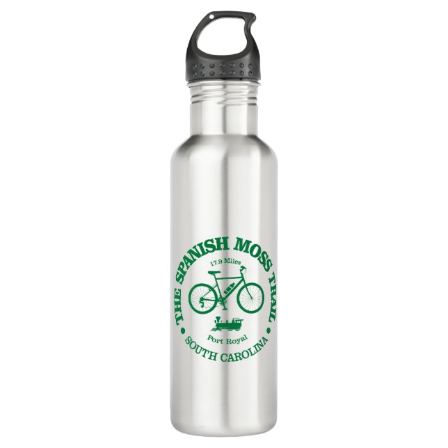 Spanish Moss Trail (cycling) 710 Ml Water Bottle (Front)