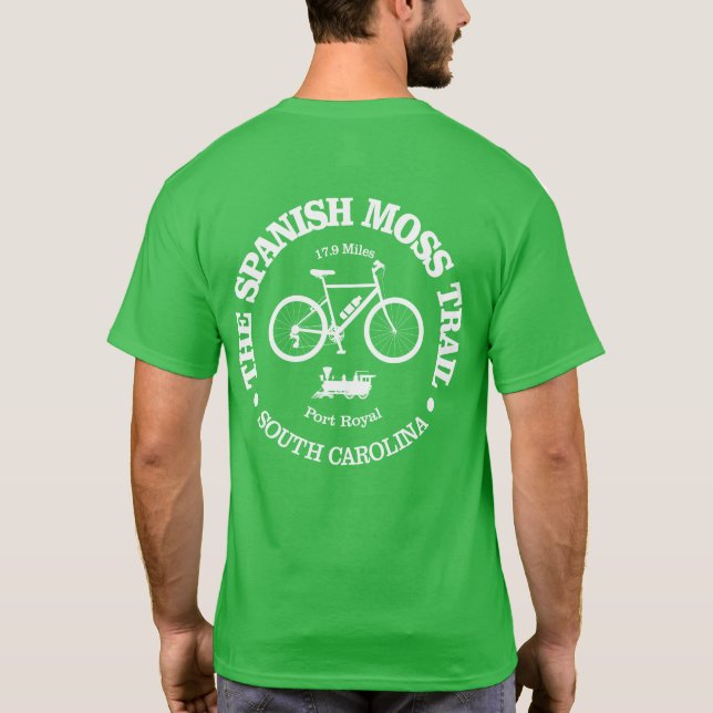 Spanish Moss Trail (cycling) T-Shirt (Back)