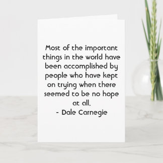 Spanish Motivation - Dale Carnegie Card