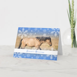 Spanish Mustang - 5x7 Holiday Card