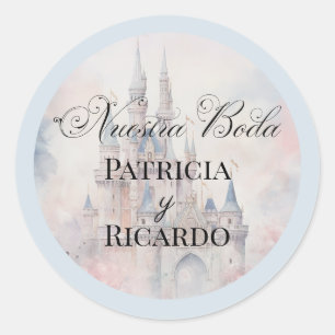 Spanish Nuestra Boda Fairy Tale Wedding Stickers
