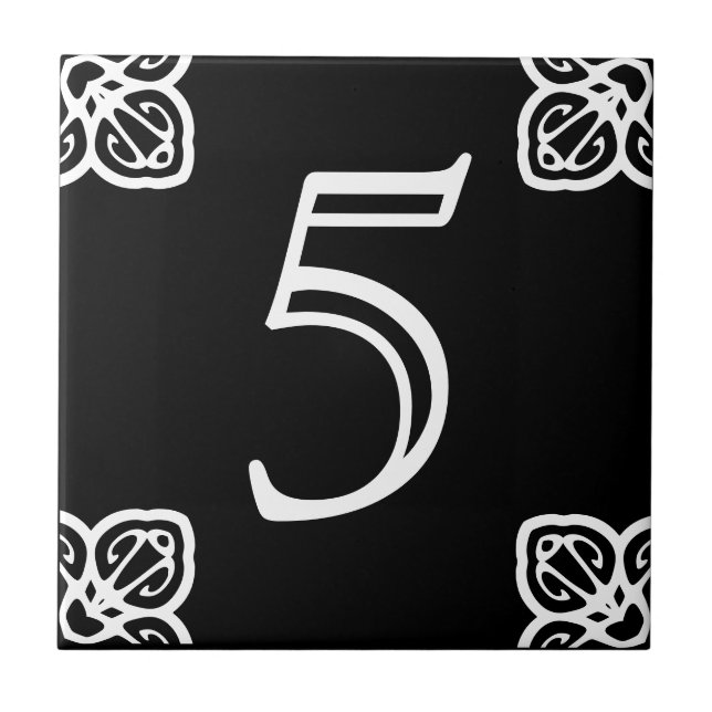 Spanish Number Tile (Front)