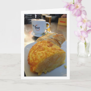 Spanish Omelette, Valencian Cafe, Spain Card
