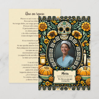 Spanish Our Lady of Guadalupe Prayer skull
