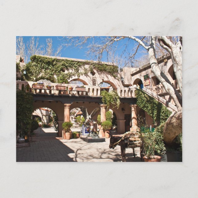 Spanish Patio Announcement Postcard (Front)