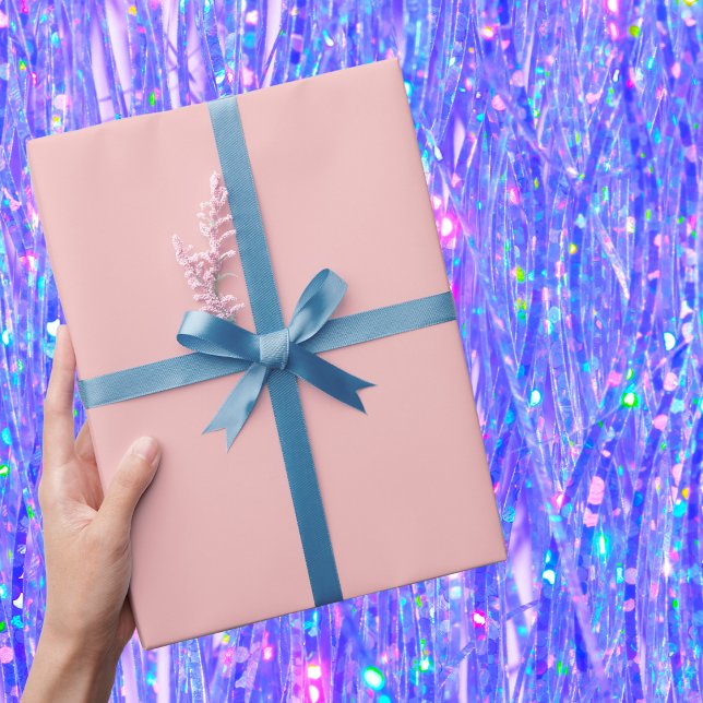 Spanish Pink Solid Colour Wrapping Paper (Creator Uploaded)