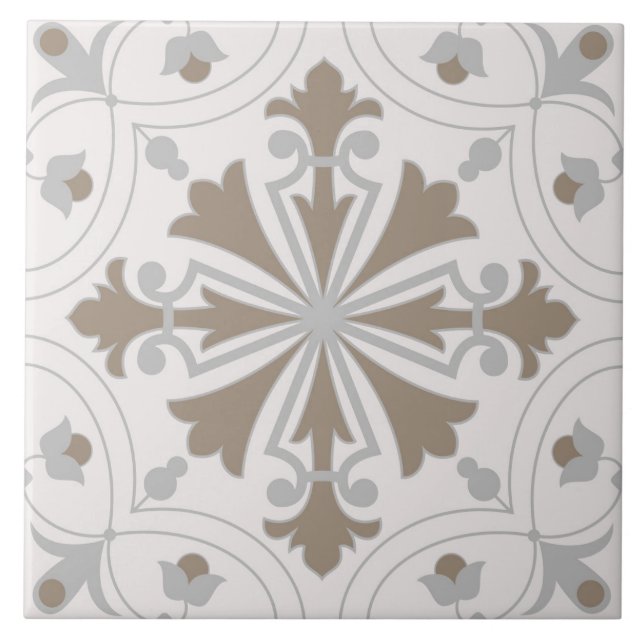 Spanish Portuguese Boho  Tile (Front)