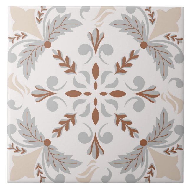 Spanish Portuguese Boho  Tile (Front)