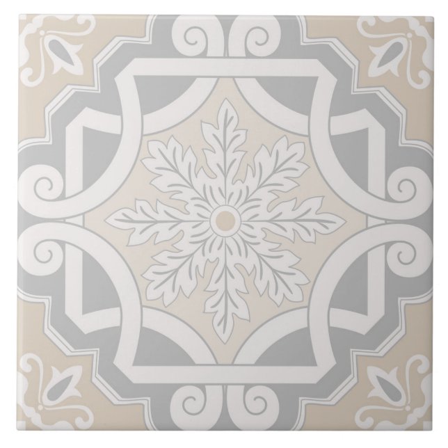 Spanish Portuguese Boho  Tile (Front)