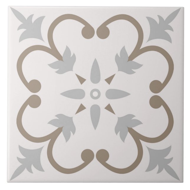 Spanish Portuguese Boho  Tile (Front)