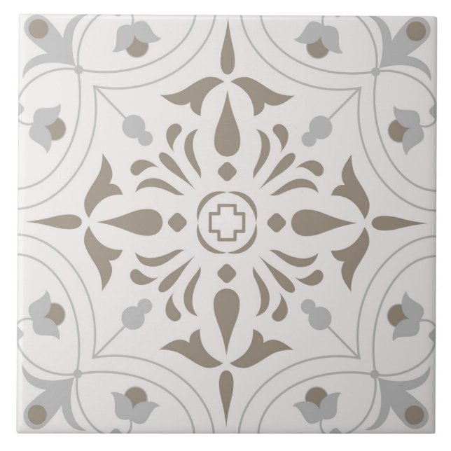 Spanish Portuguese Boho  Tile (Front)