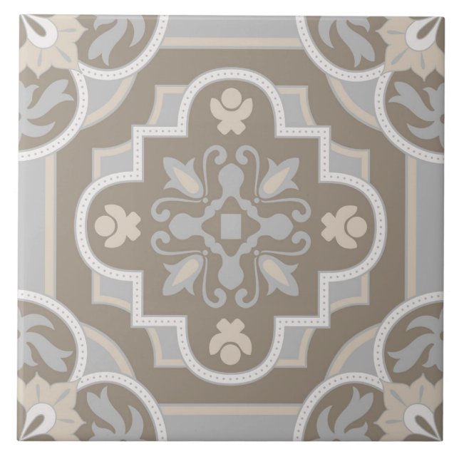 Spanish Portuguese Boho  Tile (Front)