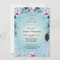 Spanish Quinceañera feather Dream catcher Invitati