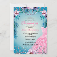 Spanish Quinceañera feather Dream catcher pink Inv