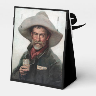 Spanish Ranchero Cowboy in Old West Saloon Favour Box