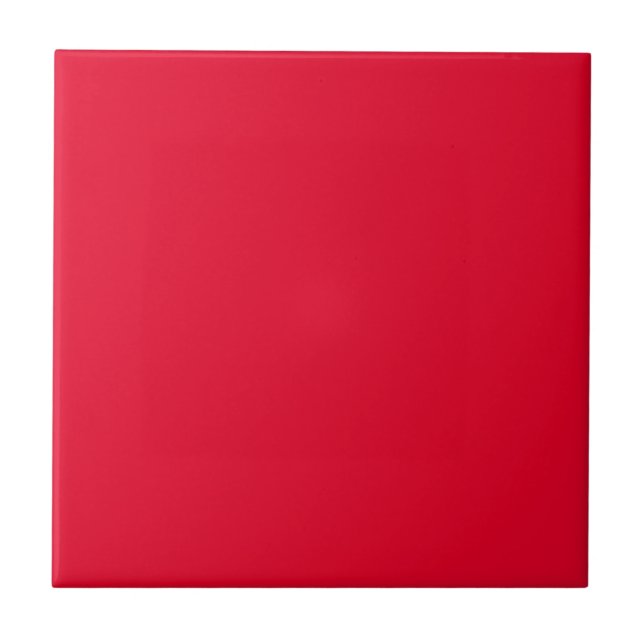Spanish Red Solid Colour Tile (Front)