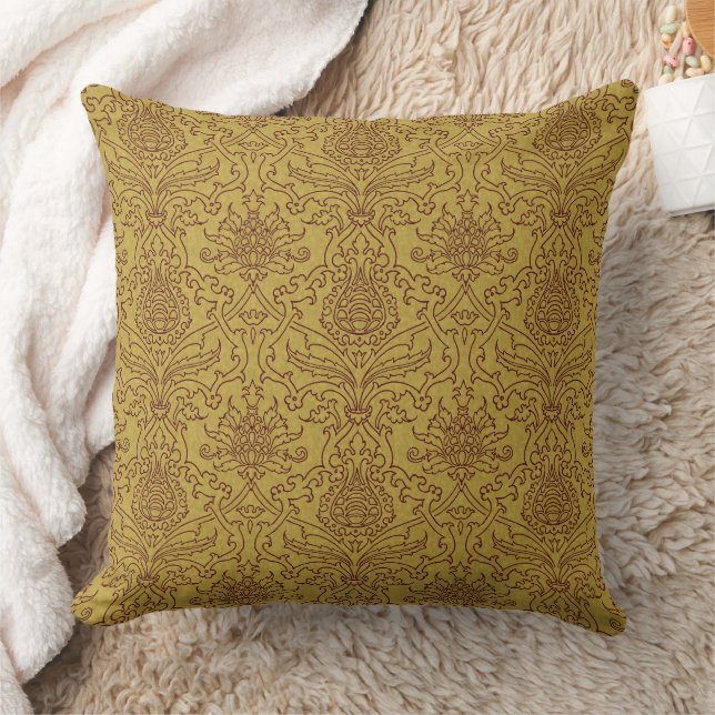 Spanish Renaissance Damask Cushion (Blanket)