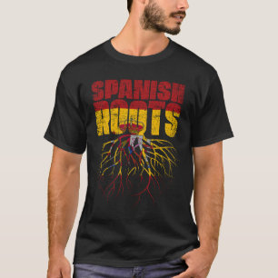 Spanish Roots Spain Heritage Flag T-Shirt