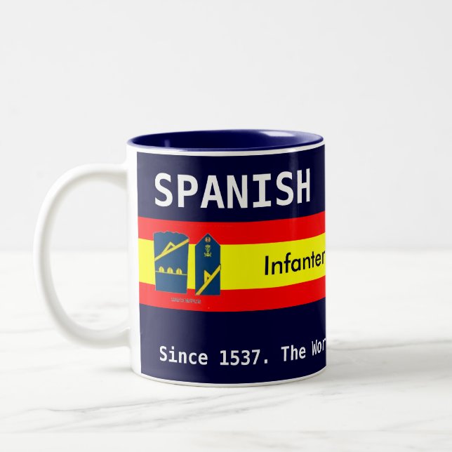 Spanish Royal Marines Corporal 1st Class Two-Tone Coffee Mug (Left)