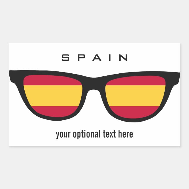 Spanish Shades custom stickers (Front)