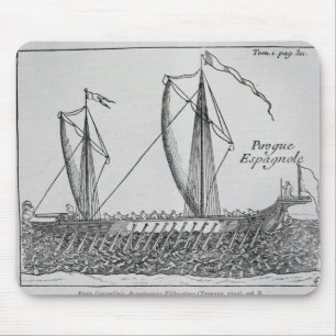 Spanish Ship' Mouse Pad