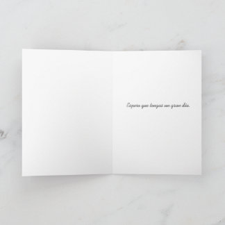 Spanish Sister's Happy Birthday Card