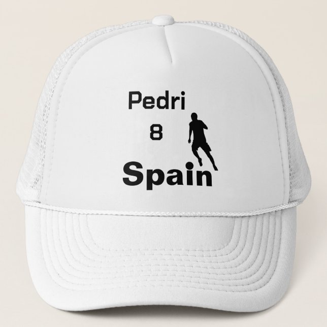 Spanish Soccer, customisable Trucker Hat (Front)