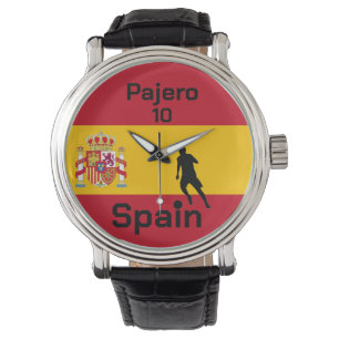 Spanish Soccer, customisable Watch