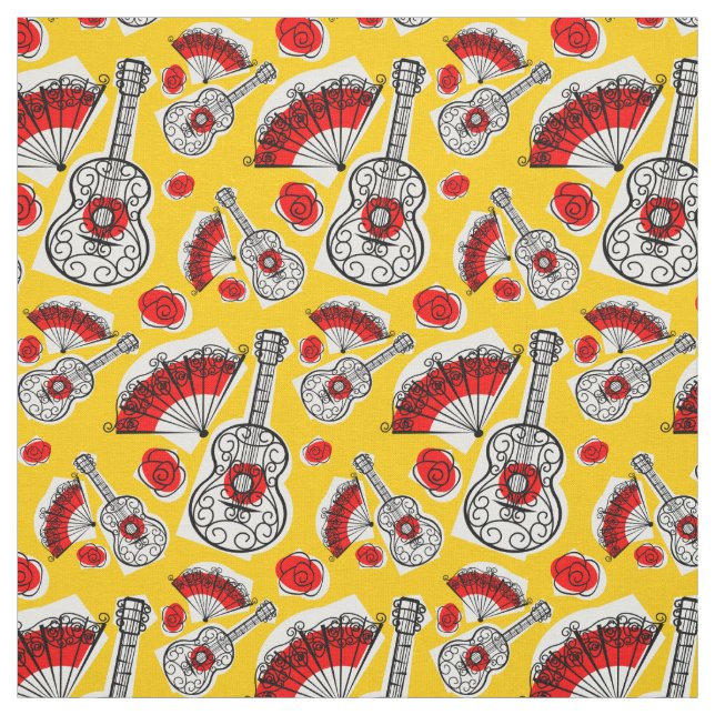 Spanish Souvenirs Big Small fabric small print (Swatch)