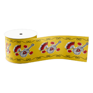 Spanish Souvenirs Border ribbon Grosgrain Ribbon