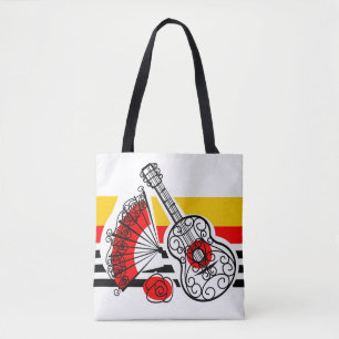 Spanish Souvenirs Classic Stripe all over tote Bag