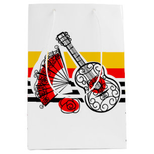 Spanish Souvenirs Classic Stripe medium Gift Bag