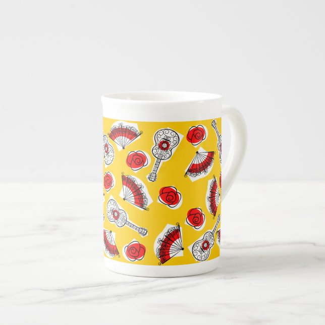 Spanish Souvenirs Multi mug bone china (Front Right)