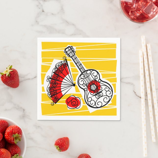 Spanish Souvenirs  paper napkin (Insitu)