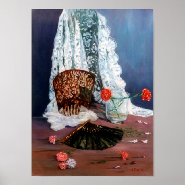 Spanish spring/Spanish mantilla Poster (Front)