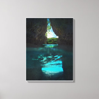 Spanish Steps Beach Giant Rocks Canvas Print