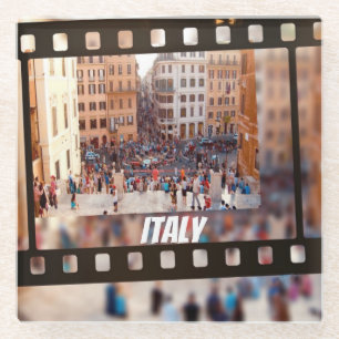 Spanish Steps Rome, Italy  Glass Coaster